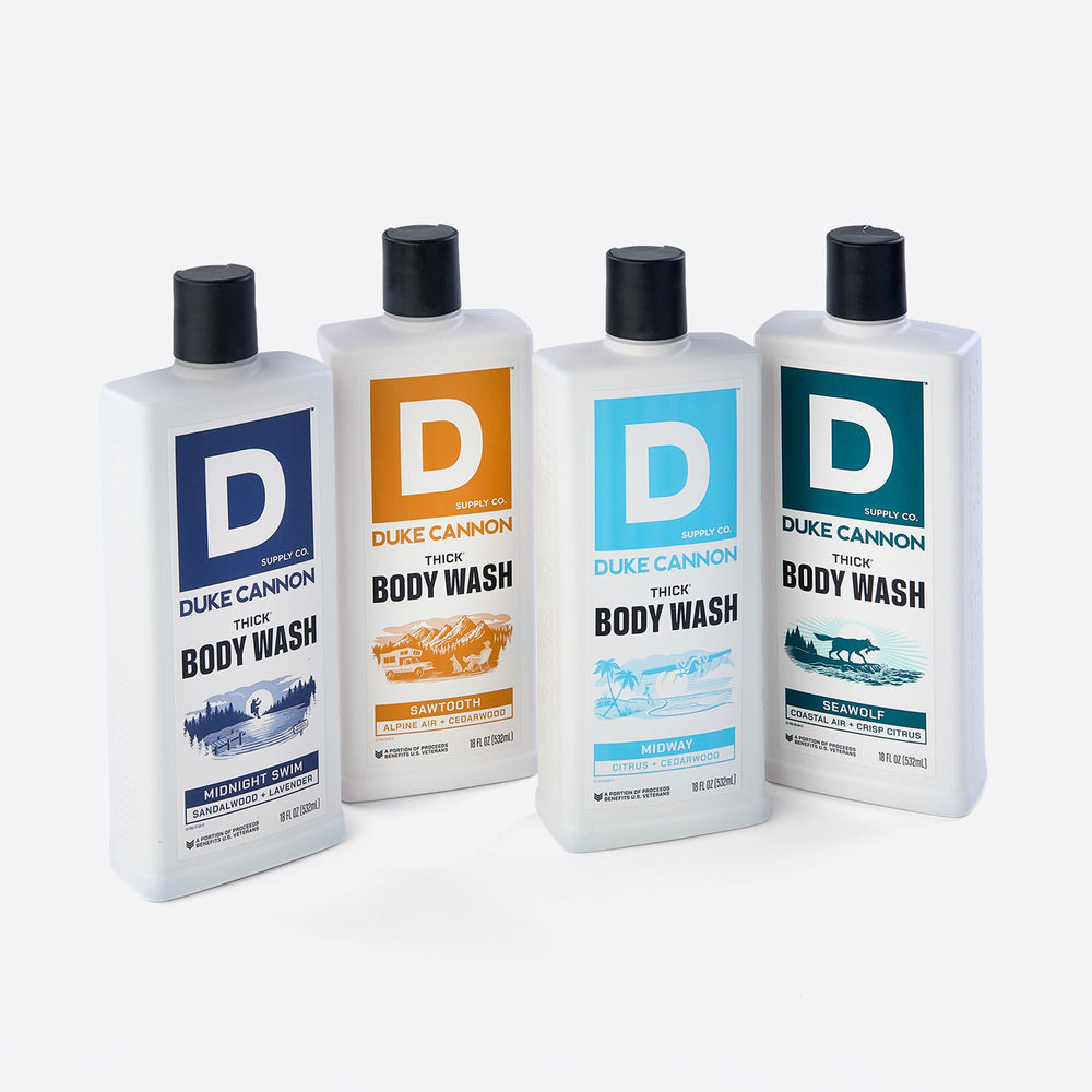 Body wash and bar soap